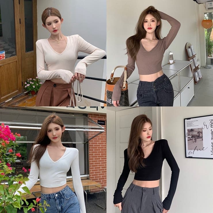 カットソー 長袖 ショート丈 | PlusNao | 詳細画像2 