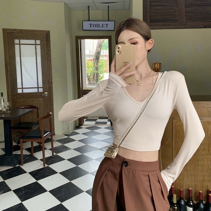 カットソー 長袖 ショート丈 | PlusNao | 詳細画像6 