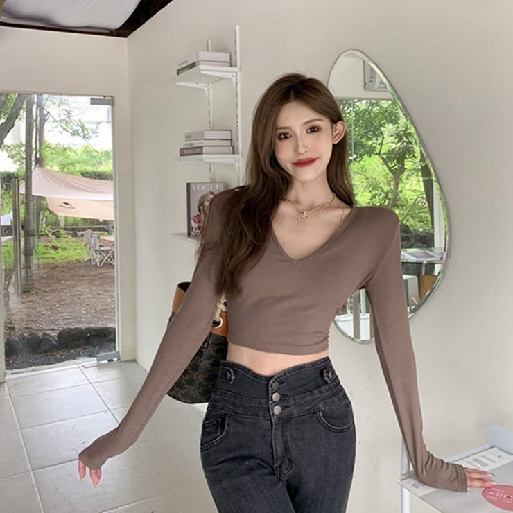 カットソー 長袖 ショート丈 | PlusNao | 詳細画像7 