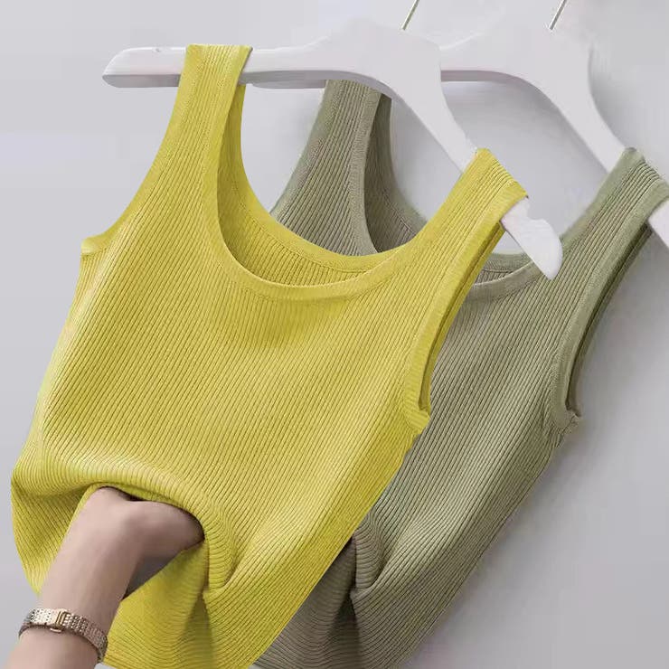 タンクトップ リブ レディース | PlusNao | 詳細画像10 