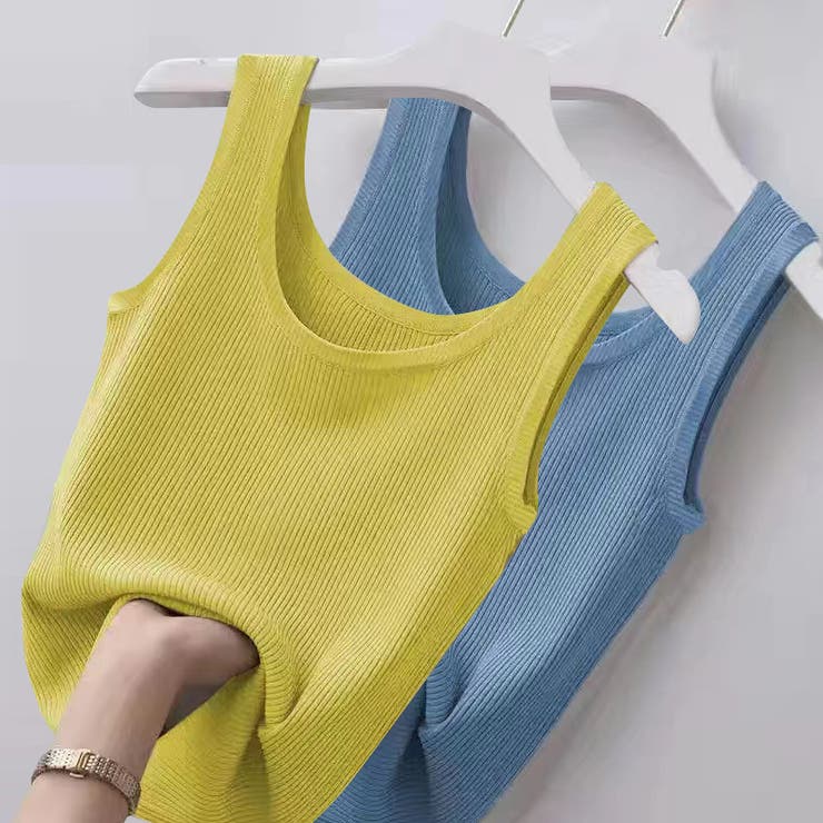 タンクトップ リブ レディース | PlusNao | 詳細画像4 