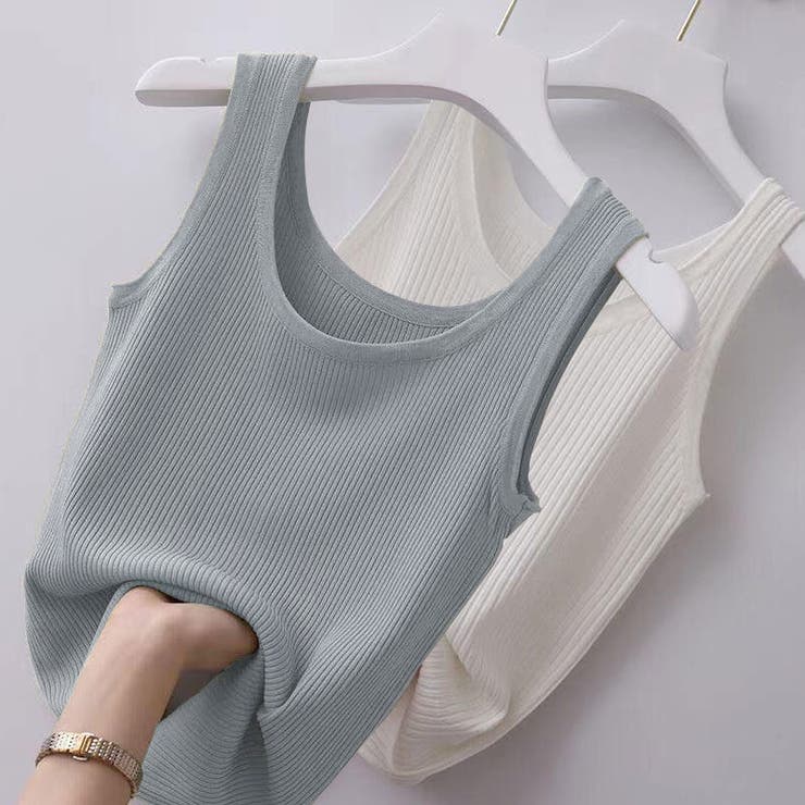 タンクトップ リブ レディース | PlusNao | 詳細画像5 