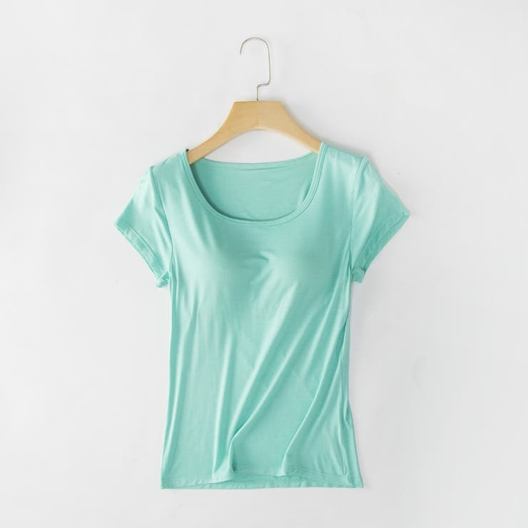 カップ付きTシャツ カップ付きカットソー ブラトップ | PlusNao | 詳細画像11 