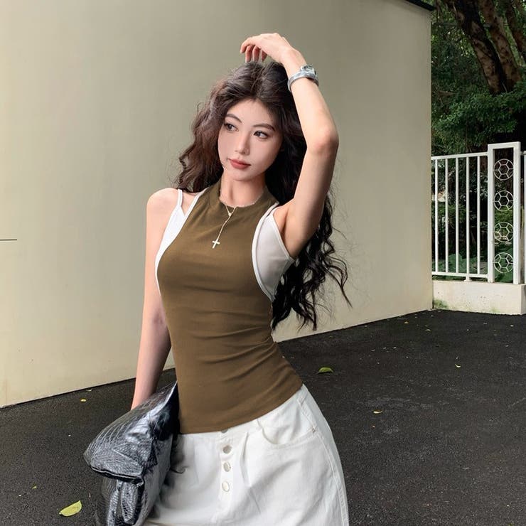 カットソー タンクトップ レディース | PlusNao | 詳細画像14 