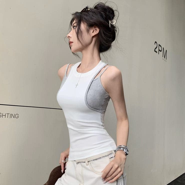 カットソー タンクトップ レディース | PlusNao | 詳細画像3 