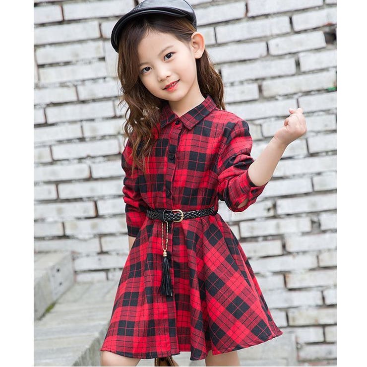 シャツワンピース キッズ ジュニア 品番 Fq Plusnao プラスナオ のキッズファッション通販 Shoplist ショップリスト