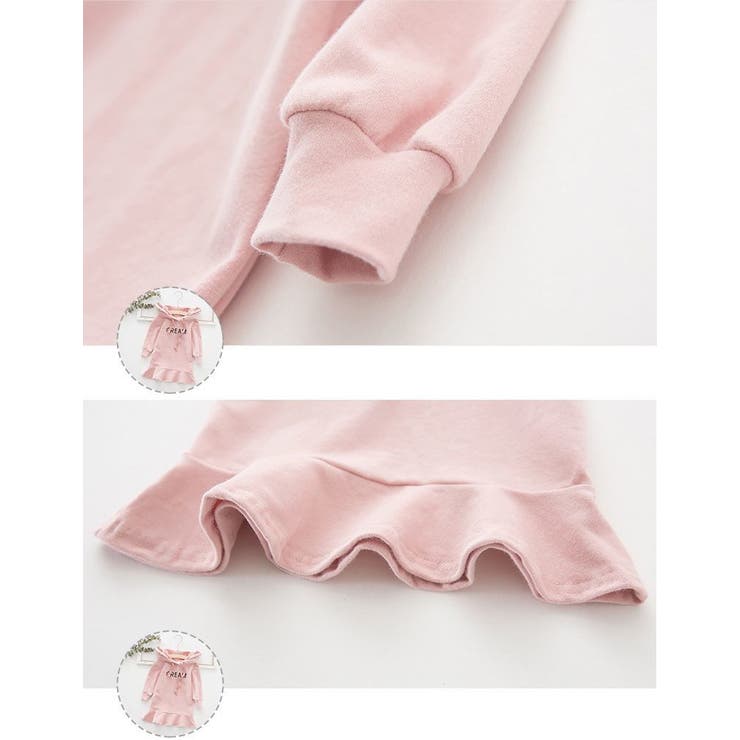 パーカーワンピース ミニワンピース 長袖 | PlusNao | 詳細画像12 