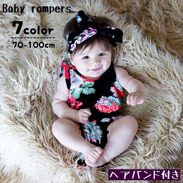 ロンパース ヘアバンド付き 子供服 | PlusNao | 詳細画像1 