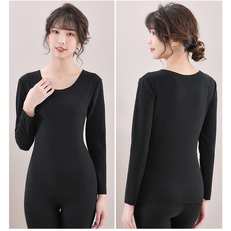 あったかシームレスインナー 長袖 大きいサイズ | PlusNao | 詳細画像5 