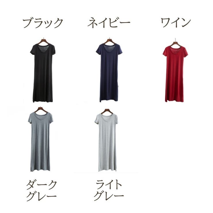 半袖ワンピース レディース ミディ丈 | PlusNao | 詳細画像18 