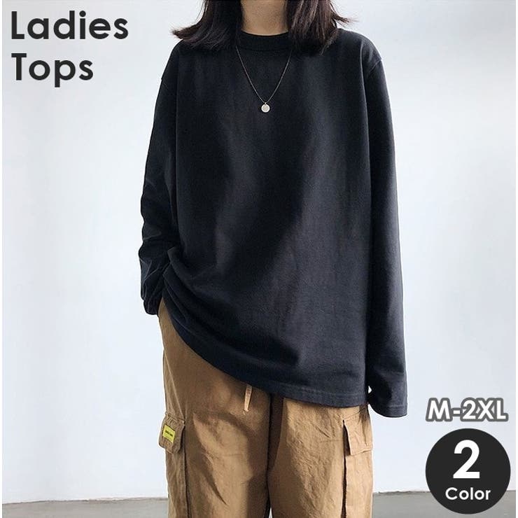 ロングTシャツ 長袖 ロンT | PlusNao | 詳細画像1 