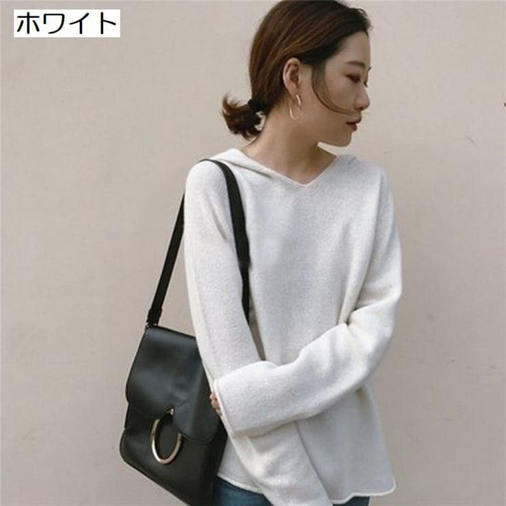 ニットパーカー セーター レディース | PlusNao | 詳細画像12 