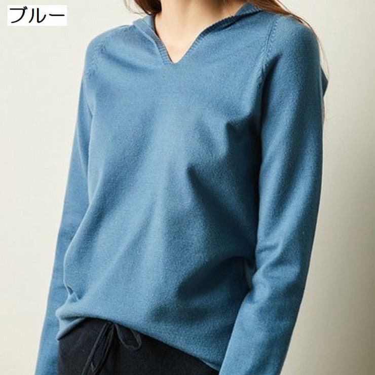 ニットパーカー セーター レディース | PlusNao | 詳細画像16 