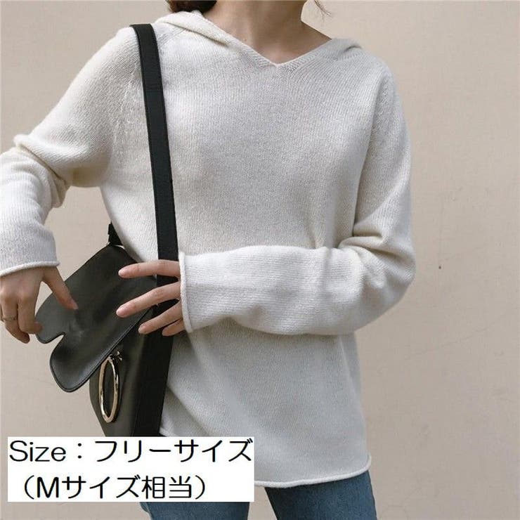 ニットパーカー セーター レディース | PlusNao | 詳細画像17 