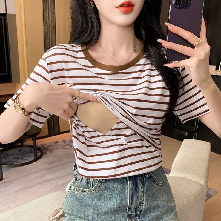 授乳服 Tシャツ レディース | PlusNao | 詳細画像10 