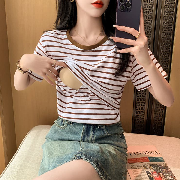 授乳服 Tシャツ レディース | PlusNao | 詳細画像12 