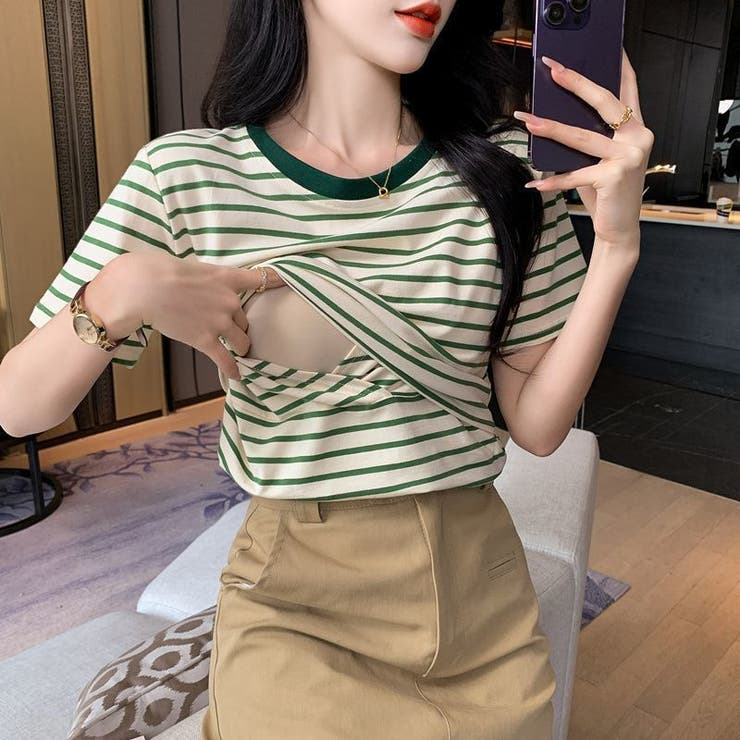 授乳服 Tシャツ レディース | PlusNao | 詳細画像13 