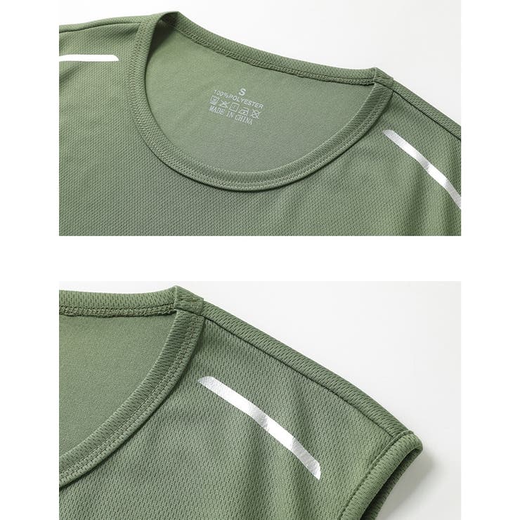 タンクトップ フィットネスウェア スポーツウェア | PlusNao | 詳細画像14 