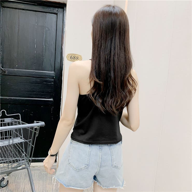 タンクトップ Uネック ノースリーブ | PlusNao | 詳細画像7 