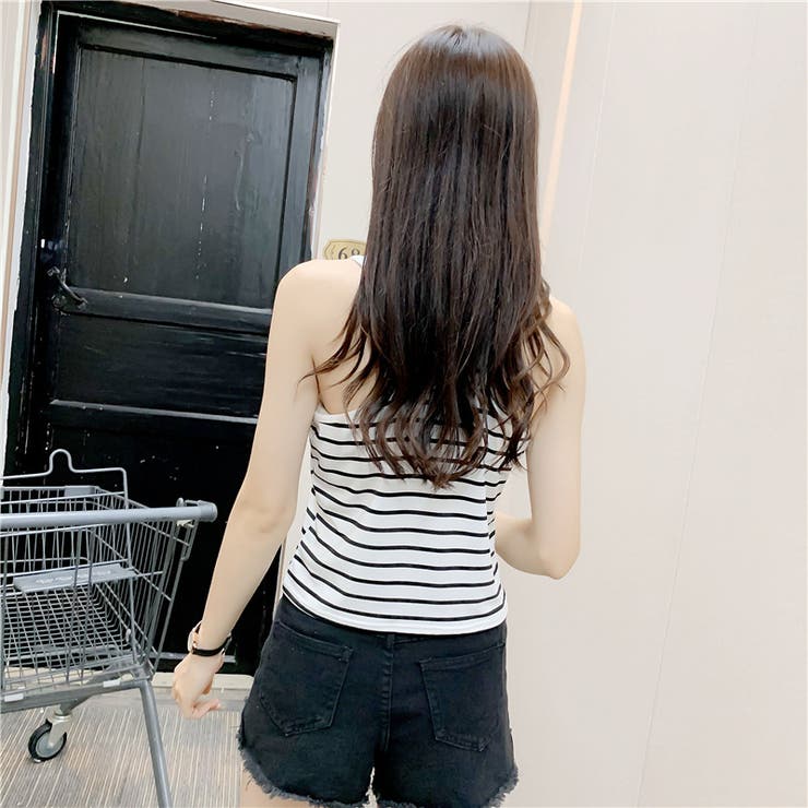 タンクトップ Uネック ノースリーブ | PlusNao | 詳細画像9 