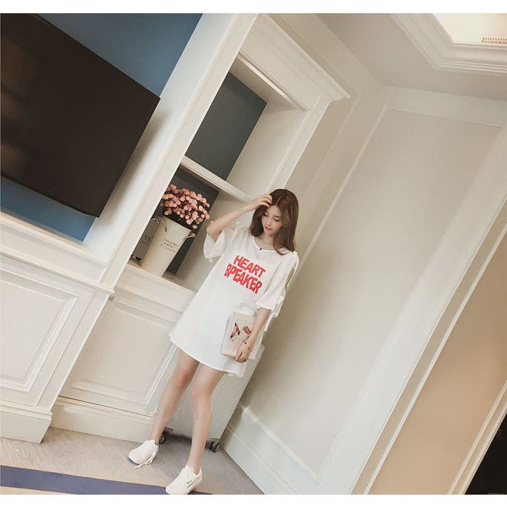 Tシャツワンピース 半袖 5分袖 | PlusNao | 詳細画像11 