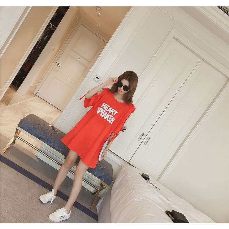 Tシャツワンピース 半袖 5分袖 | PlusNao | 詳細画像15 