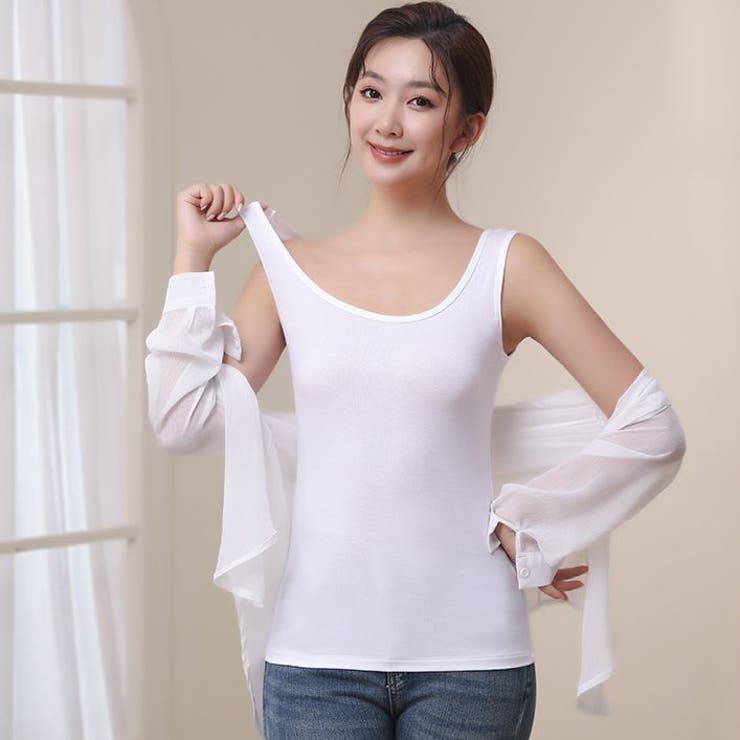 タンクトップ レディース 大きいサイズ | PlusNao | 詳細画像3 