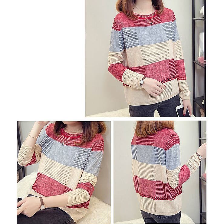 セーター ニット 長袖 | PlusNao | 詳細画像3 