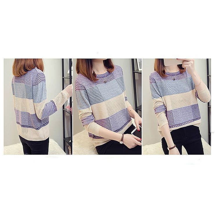 セーター ニット 長袖 | PlusNao | 詳細画像7 