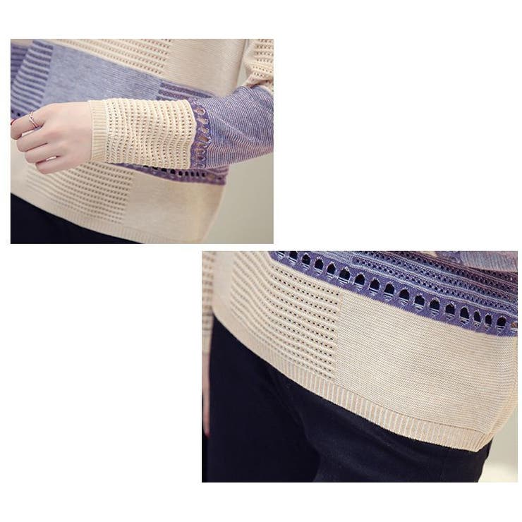 セーター ニット 長袖 | PlusNao | 詳細画像8 