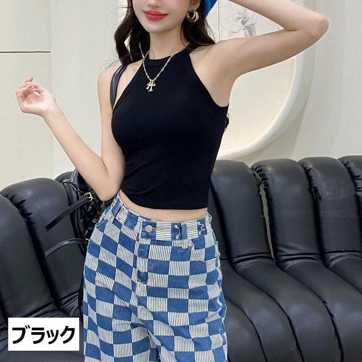 タンクトップ アメリカンスリーブ ホルターネック | PlusNao | 詳細画像10 