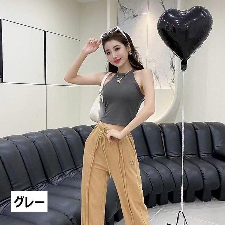 タンクトップ アメリカンスリーブ ホルターネック | PlusNao | 詳細画像13 