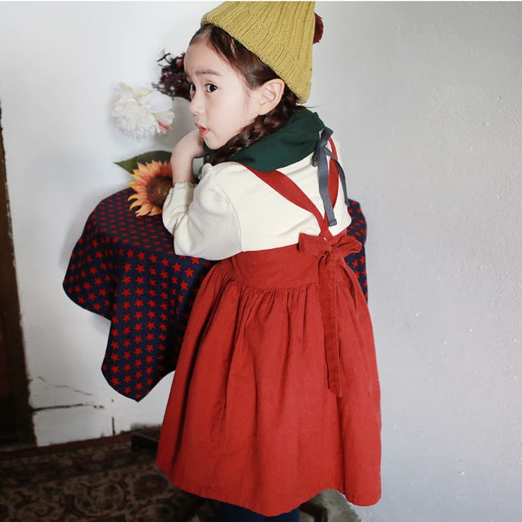 子供用ジャンパースカート 吊りスカート 肩紐 | PlusNao | 詳細画像3