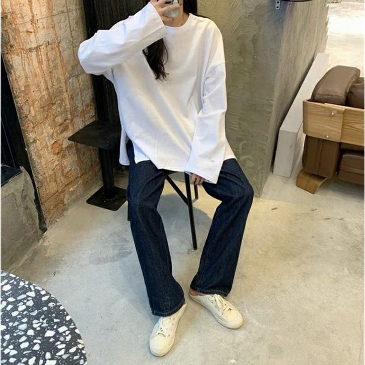 チュニック 長袖 ロングTシャツ | PlusNao | 詳細画像3 