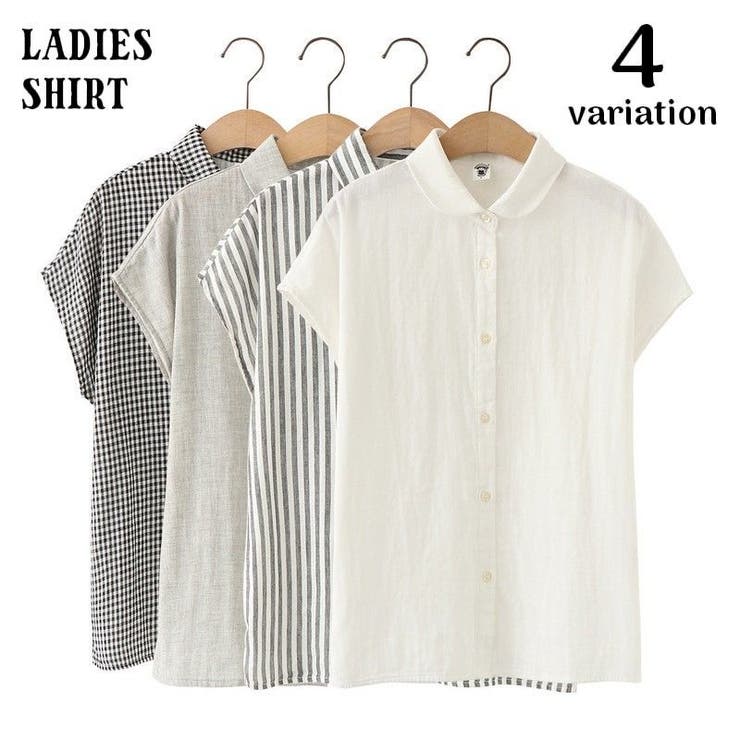 シャツ ブラウス 半袖 | PlusNao | 詳細画像1 