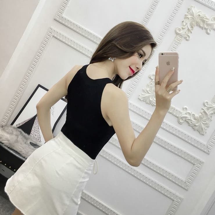 サマーニット ノースリーブ レディース | PlusNao | 詳細画像8 