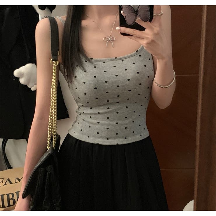 キャミソール ショート丈 レディース | PlusNao | 詳細画像2 