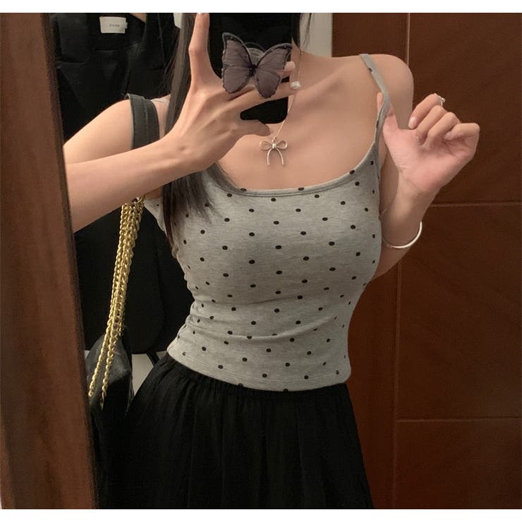 キャミソール ショート丈 レディース | PlusNao | 詳細画像3 