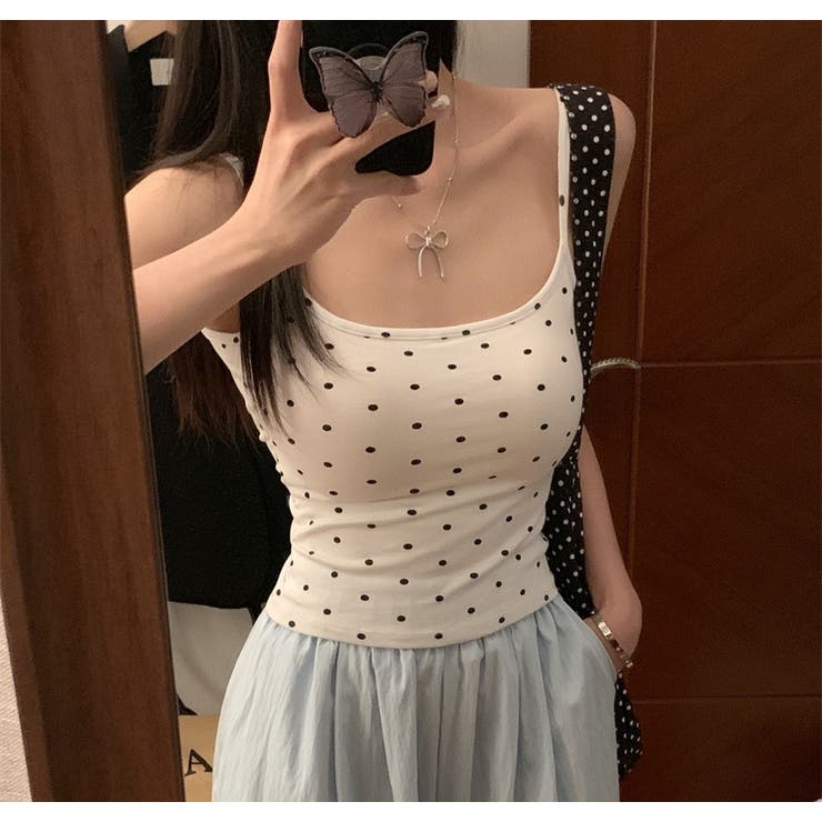 キャミソール ショート丈 レディース | PlusNao | 詳細画像9 