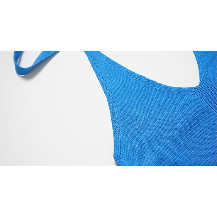 タンクトップ ホルターネック ノースリーブ | PlusNao | 詳細画像10 