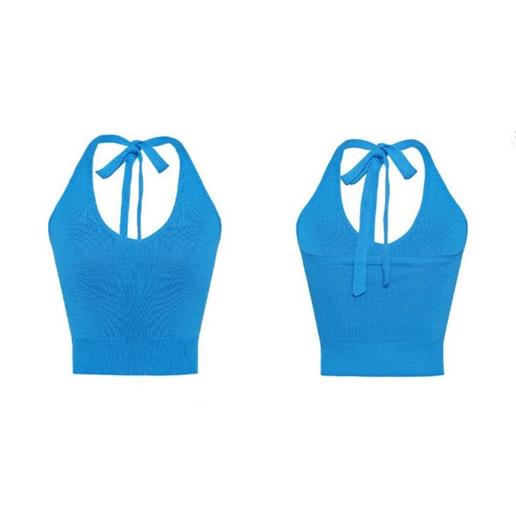 タンクトップ ホルターネック ノースリーブ | PlusNao | 詳細画像8 