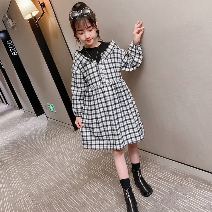 ワンピース シャツワンピース レイヤード風 | PlusNao | 詳細画像11 