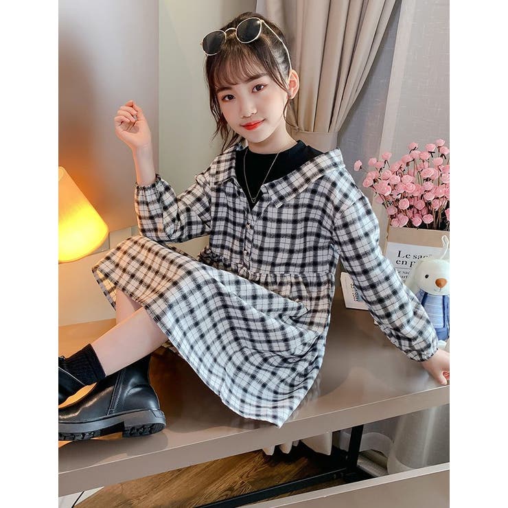 ワンピース シャツワンピース レイヤード風 | PlusNao | 詳細画像13 