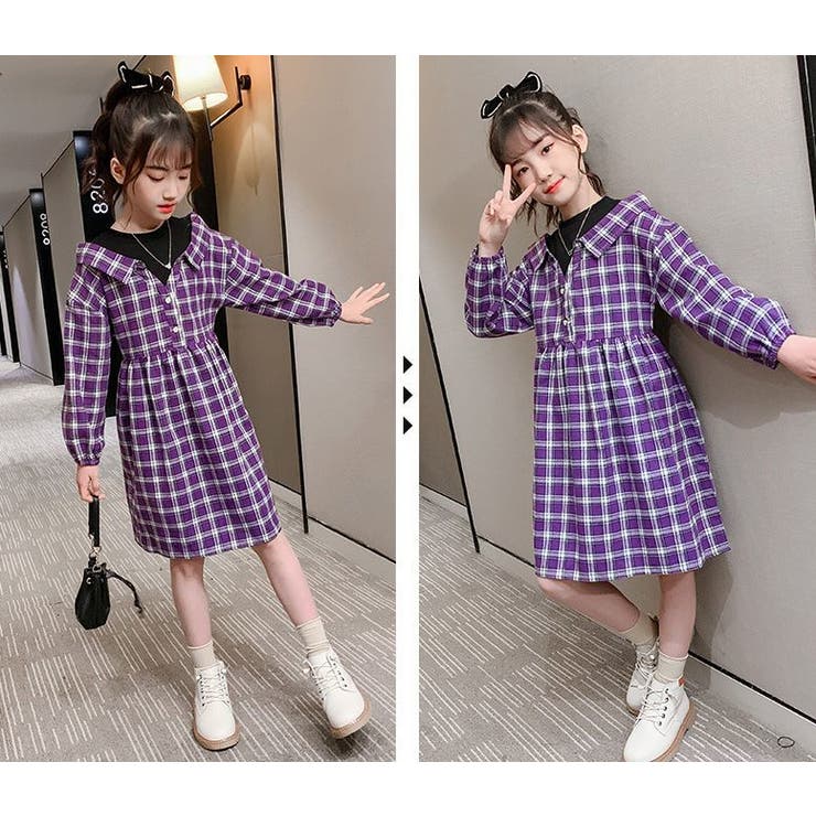 ワンピース シャツワンピース レイヤード風 | PlusNao | 詳細画像5 