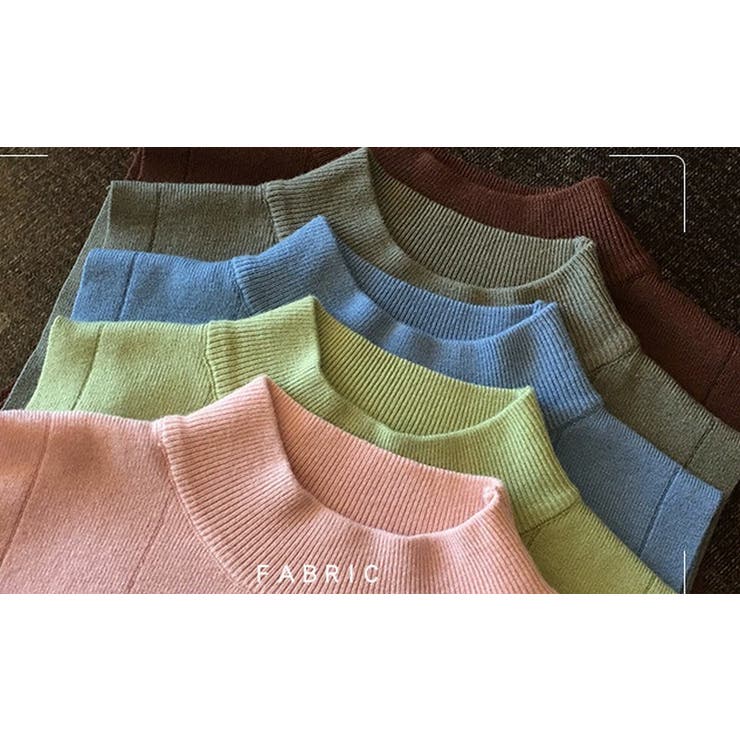 サマーニット ノースリーブ ハイネック | PlusNao | 詳細画像17 