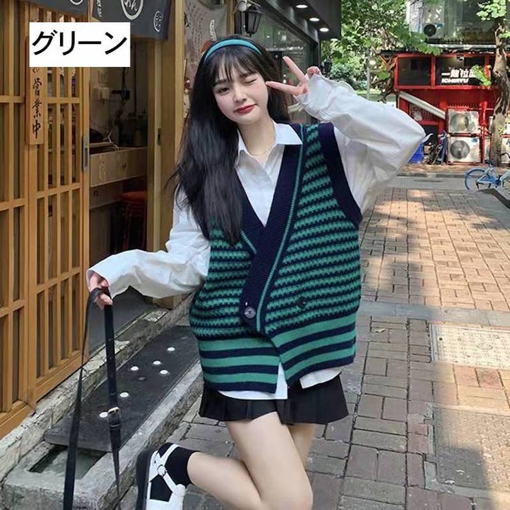 ニットベスト レディース 女性用 | PlusNao | 詳細画像4 