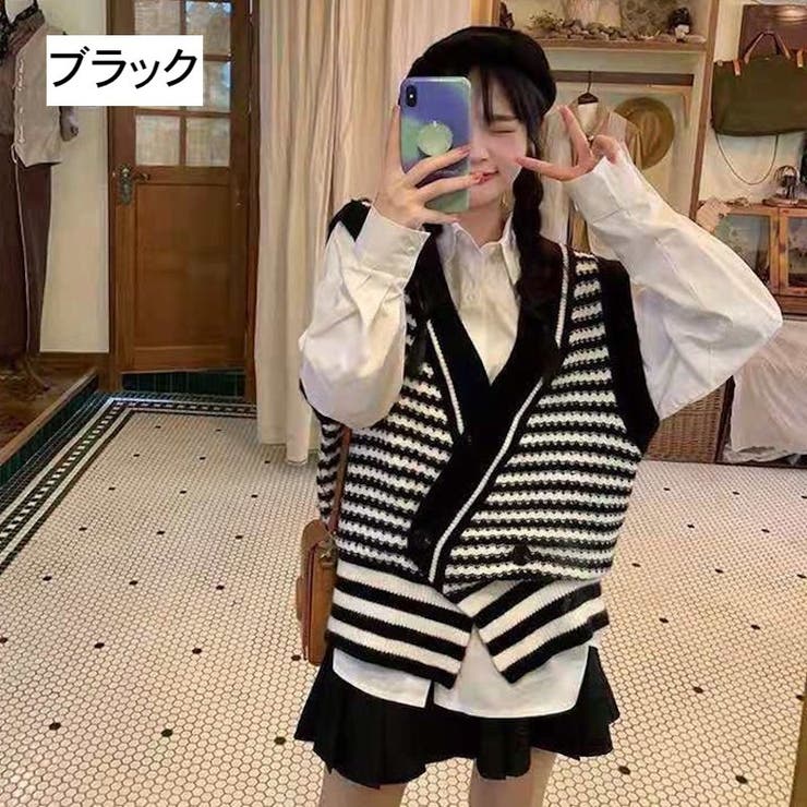 ニットベスト レディース 女性用 | PlusNao | 詳細画像5 