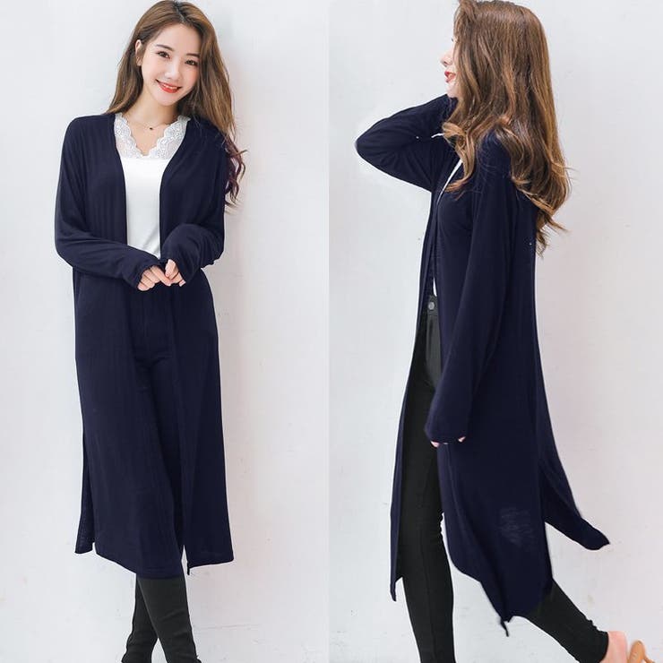 カーディガン 薄手 ロングカーデ | PlusNao | 詳細画像10 