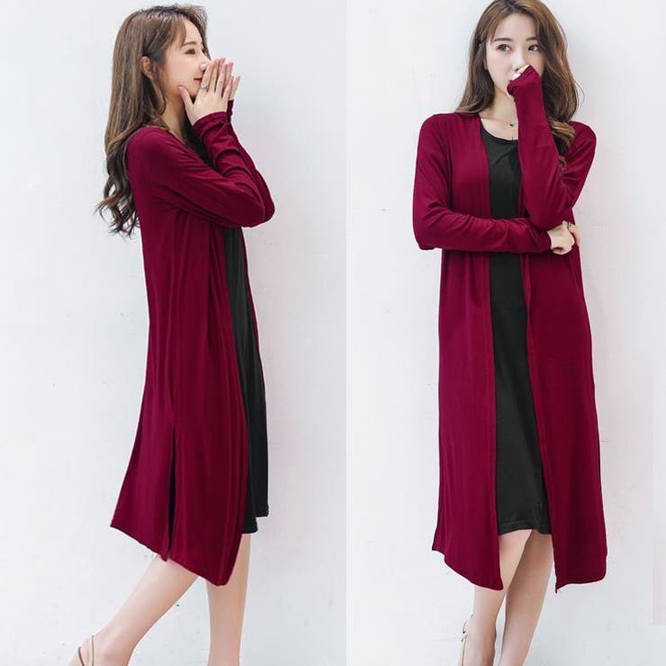 カーディガン 薄手 ロングカーデ | PlusNao | 詳細画像11 