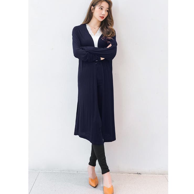 カーディガン 薄手 ロングカーデ | PlusNao | 詳細画像5 